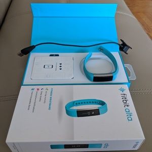 FitBit Alta with Small Teal band